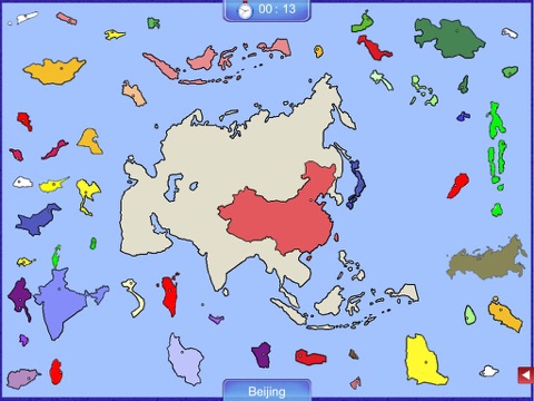 Asia Puzzle Map screenshot 2