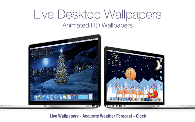 ‎Live Wallpapers HD & Weather Screenshot