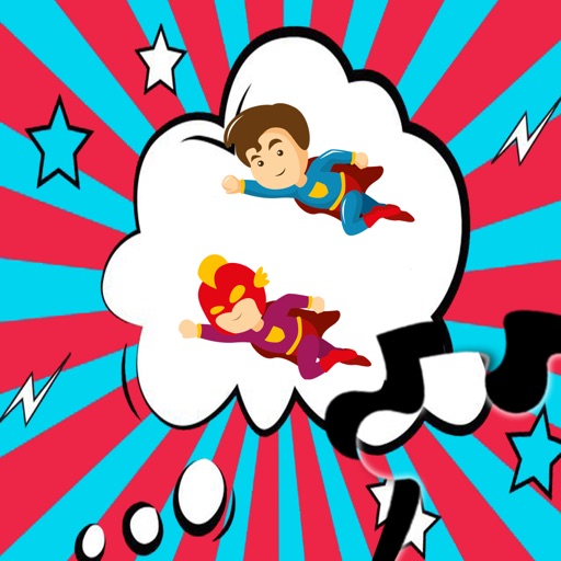 Jigsaw Puzzle Kids The Super Hero Icon