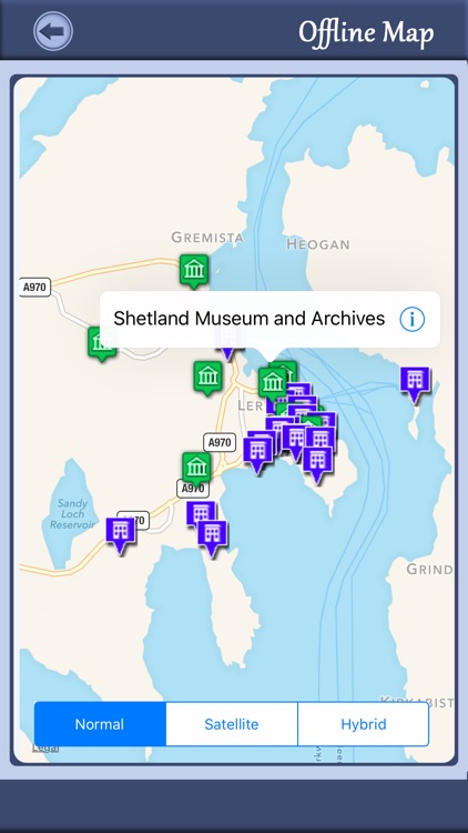 Shetland Island Offline Map Guide