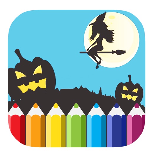 Kids Coloring Magic Witch Game For Educational iOS App
