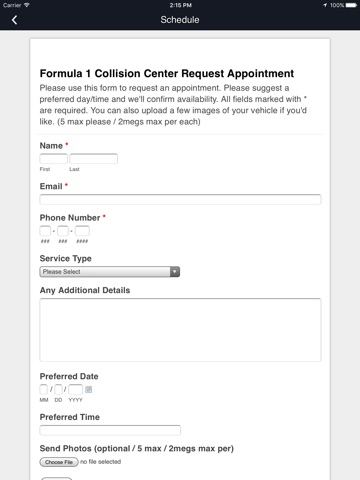 Formula 1 Collision Center screenshot 3