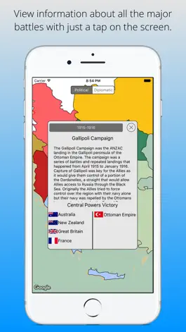 Game screenshot Great War Map - Interactive WWI Map of the World hack