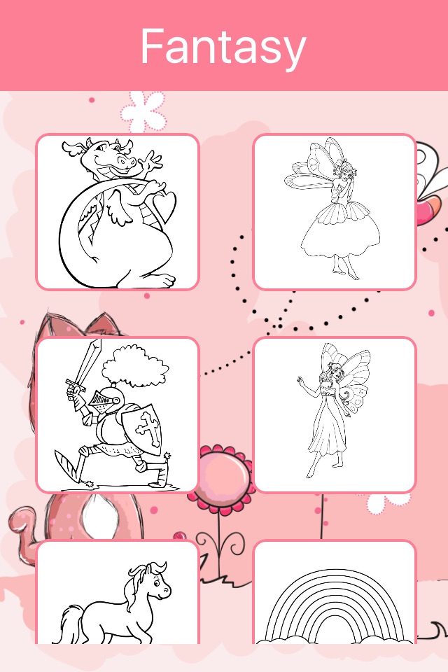 Fantasy Coloring Book for Children: Learn to color screenshot 3