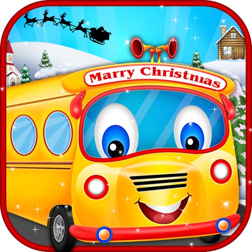Christmas Bus Journey Icon