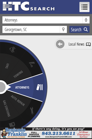 HTC Yellow Pages - náhled