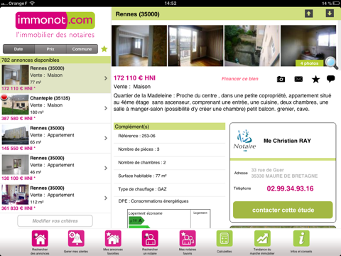 Immonot pour iPad screenshot 4