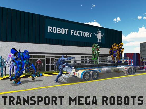 Скачать игру Робот Транспорт - Mega Truck Simulator Трейлер 3D