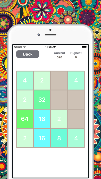 Colored 2048 - bring a lot of colors to your game! screenshot 4