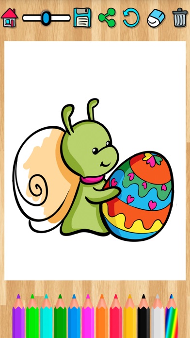 How to cancel & delete Easter eggs coloring pages for kids - Egg basket from iphone & ipad 4