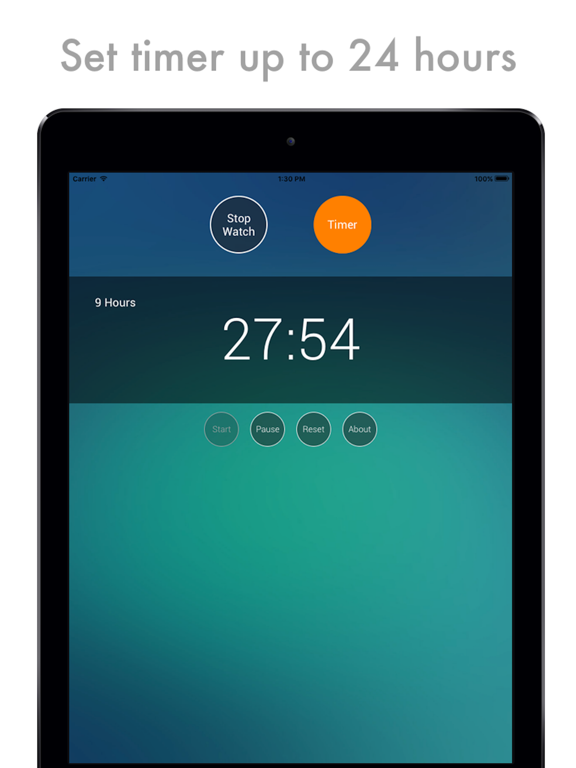Advanced Chrono: both timer & stopwatch in one app screenshot 3