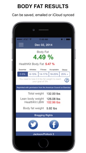 Body Tracker - body fat calc(圖2)-速報App