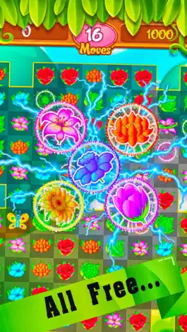 Game screenshot Garden Flower Match 3 - New puzzles game hack