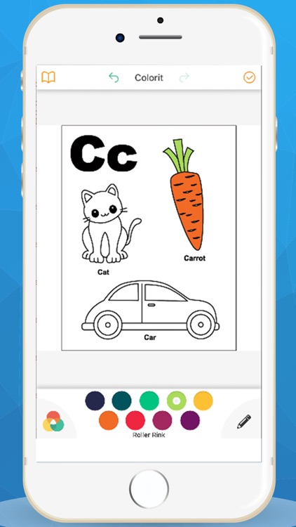 ABC Vocabulary Coloring Book for Kids