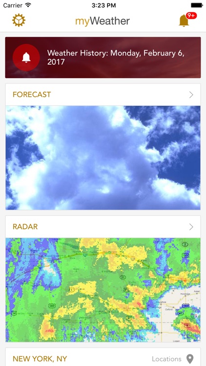 myWeather: Local Weather Forecast & Radar Tracker