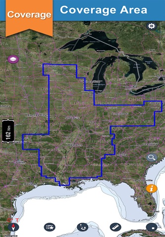 US Rivers GPS offline nautical chart for boaters - náhled