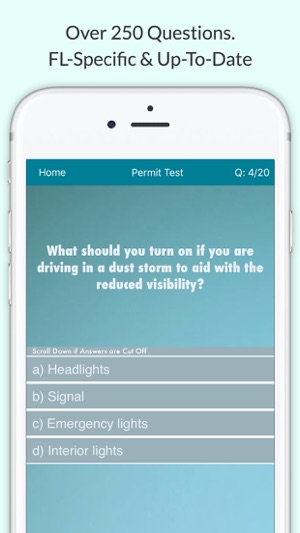 Florida DMV Practice Test Pro(圖4)-速報App