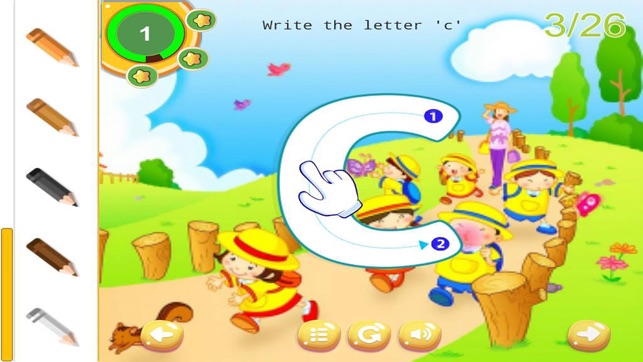 ABC Tracing Letters Handwriting Practice for Kids(圖3)-速報App