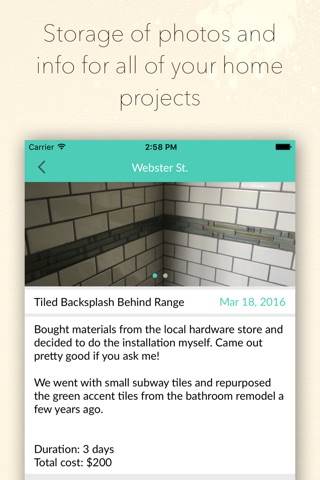 Homestash: Real Home Projects screenshot 2