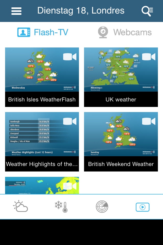 UK Weather forecast screenshot 4