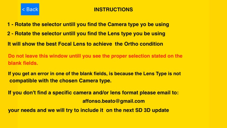 Camera Sensor/Lens Calculator screenshot-3