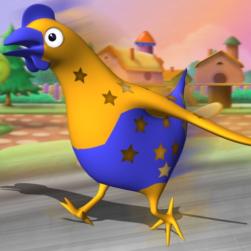 Super Chicken Run - Chicken Racing Games for Kids iOS App