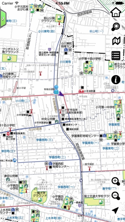 小平市防災マップ