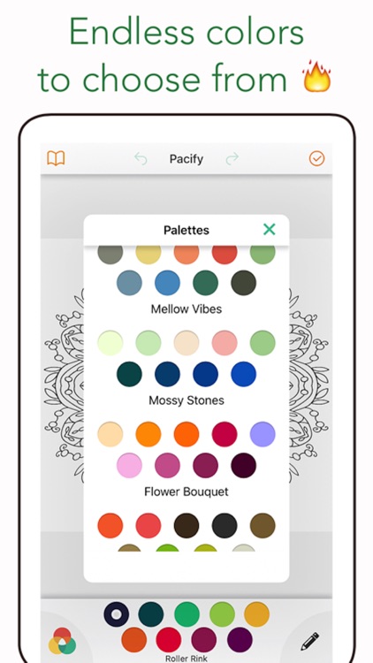 Pacify - Coloring Book for Adults screenshot-3