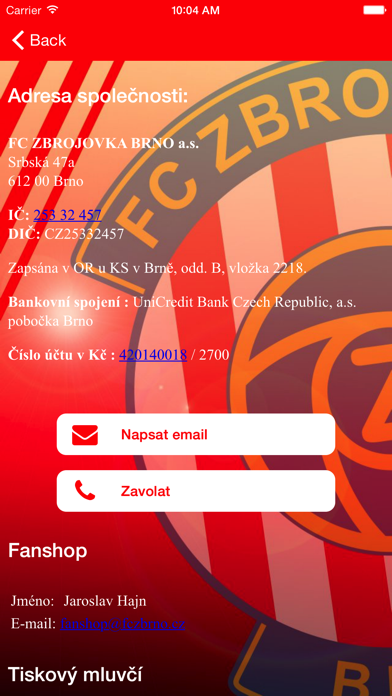 FC Zbrojovka Brno screenshot 4