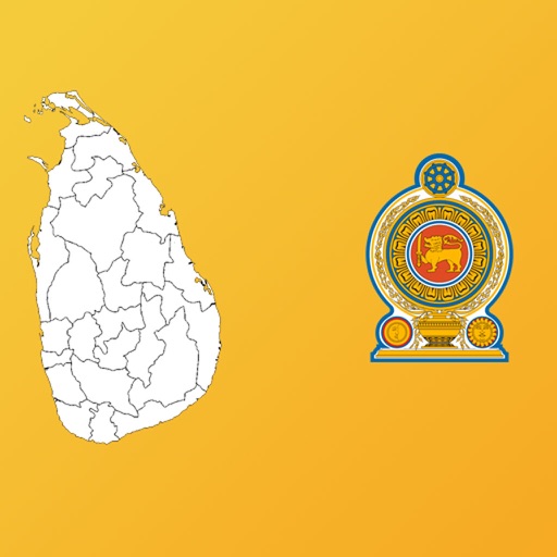 Sri Lanka District Maps and Capitals iOS App