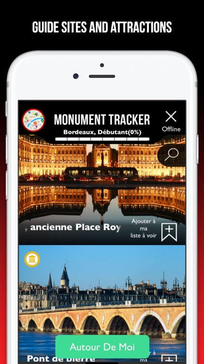 Metz Travel Guide Monument Tracker - Offline Map