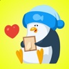 Friendly Penguin Stickers