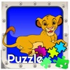 King Lion Jigsaw Puzzle Animal Game for Kids