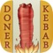 Doner Kebab : salad, tomato, onion