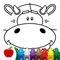 Coloring Book for Kids: Animal Square Heads by TeachersParadise