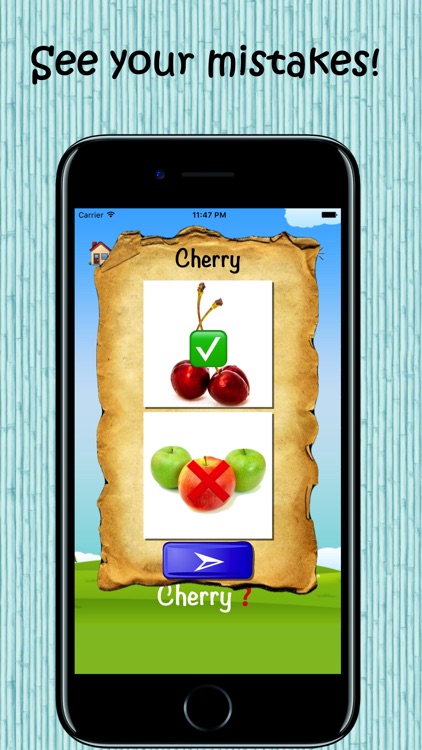 Learning Fruits | with voice and game for kids screenshot-3