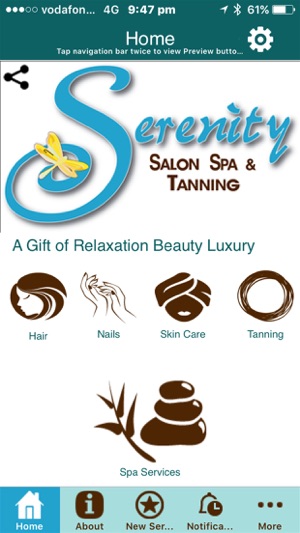 Serenity Salon Spa(圖1)-速報App