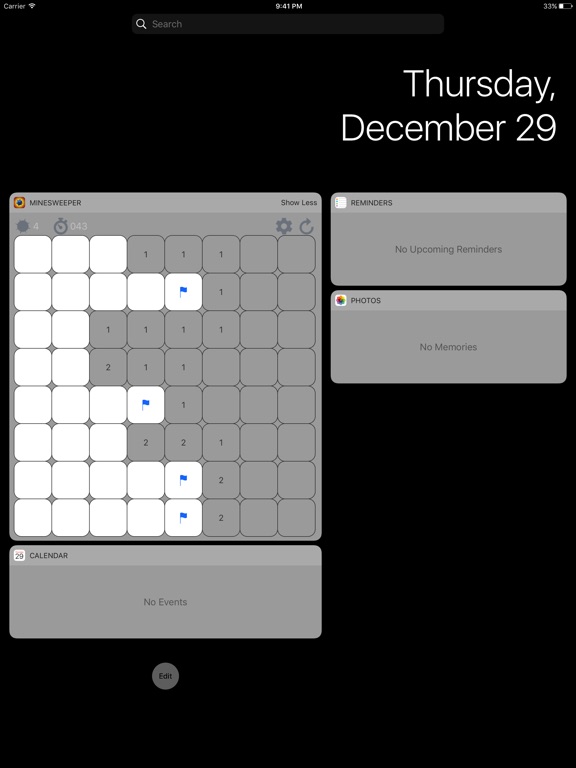 Minesweeper - Widget Edition на iPad