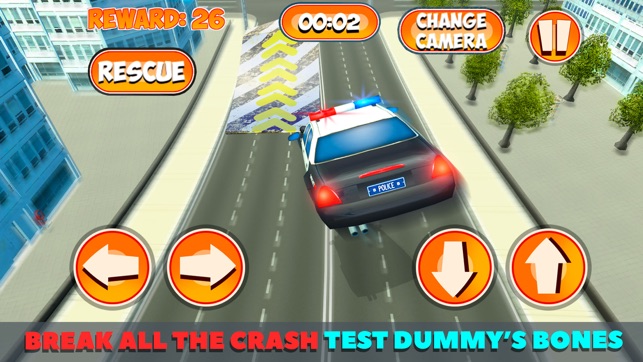 Extreme Cop Car Crash Test Simulator 3D(圖2)-速報App