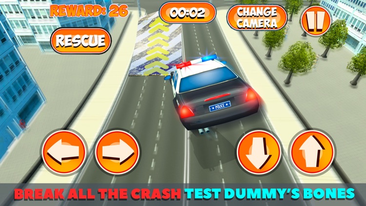 Extreme Cop Car Crash Test Simulator 3D