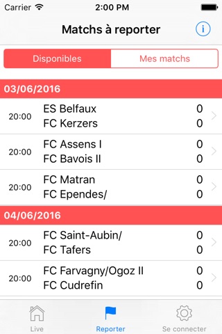 Footstats Live - Score en direct football amateur screenshot 4