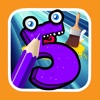 Kids Colouring Book Drawing Number 0-10 Game