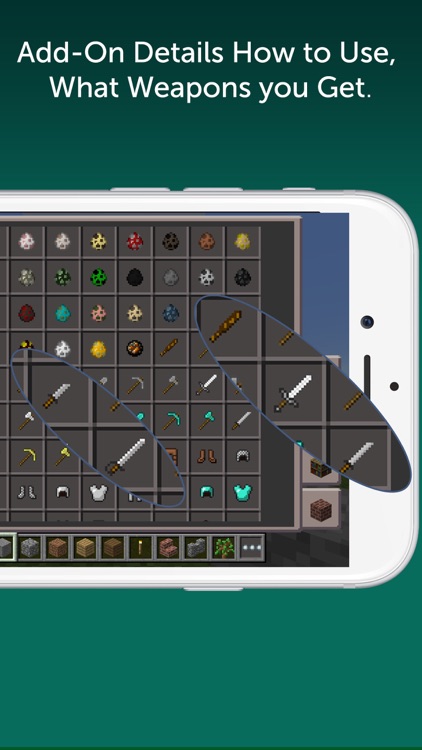 Hunter Weapons Add-On for Minecraft PE: MCPE