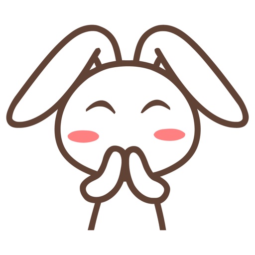 Adorable Rabbit Animated Emoji Stickers