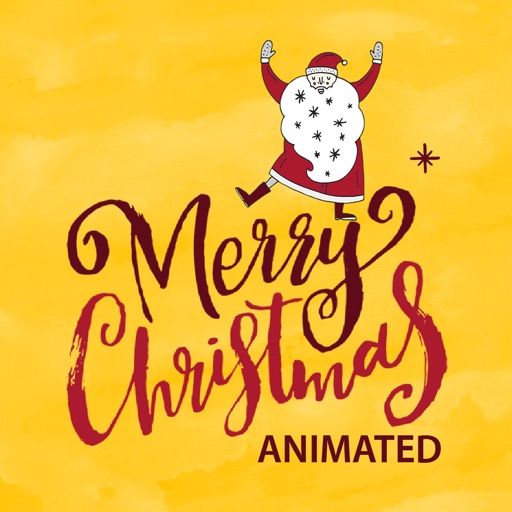 Animated Christmas Greetings for iMessage Stickers iOS App