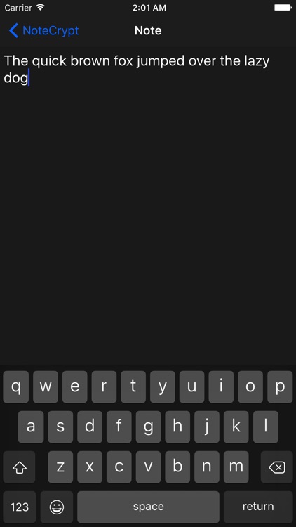 NoteCrypt Encrypted Notes