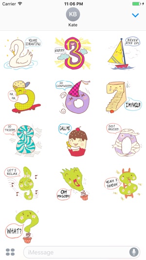 Cute English Characters Stickers(圖3)-速報App