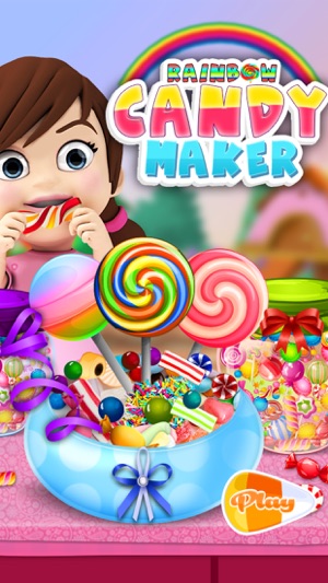 Colorful Candies Shop - Make Rainbow Swe