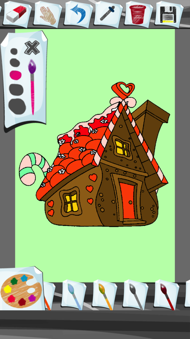 How to cancel & delete Sweet House Coloring Book from iphone & ipad 4