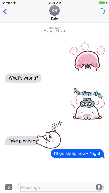Cutest Snow Baby Seal Animated Stickers